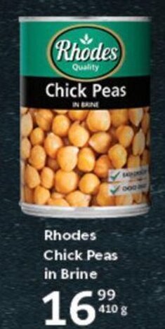 Oxford Freshmarket Rhodes Chick Peas in Brine offer