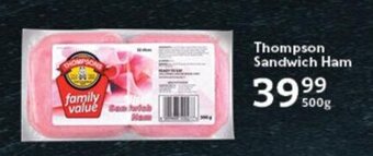 Oxford Freshmarket Thompson Sandwich Ham offer