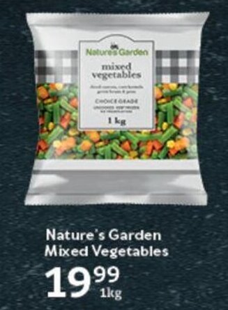 Oxford Freshmarket Nature's Garden Mixed Vegetables offer