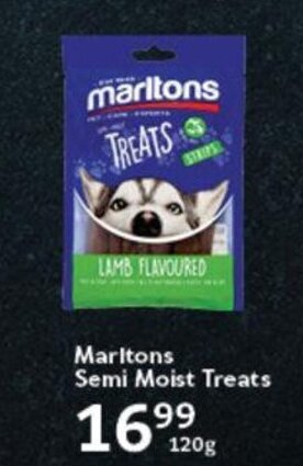 Oxford Freshmarket Marltons Semi Moist Treats offer