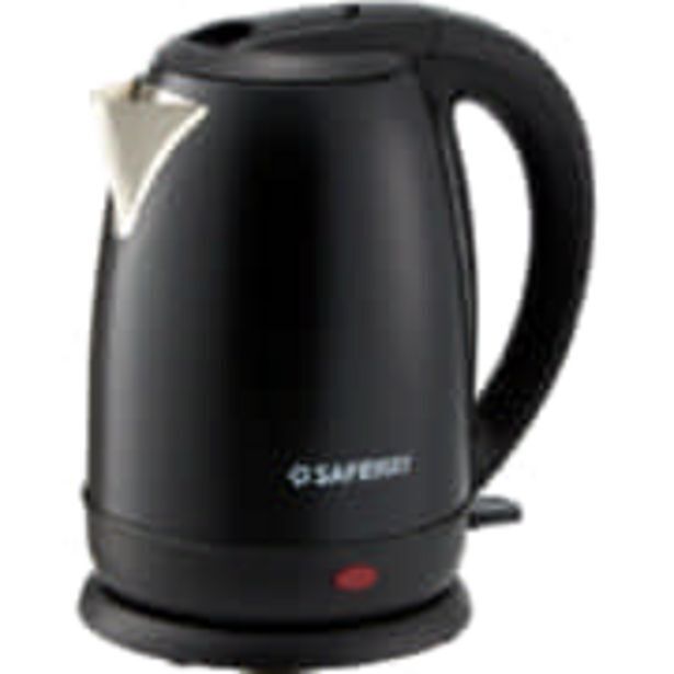 Stainless steel kettle black offer at Clicks