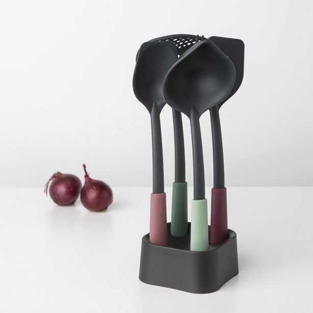 Tasty plus 4pc kitchen utensil set with stand. offer at HomeChoice