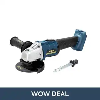 HomeChoice Ryobi 18v li-ion 115mm angle grinder offer
