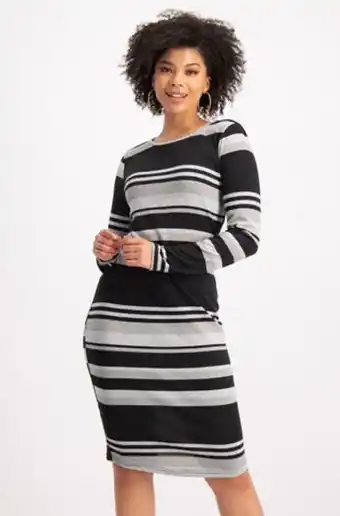Dunns Kiara stripe bodycon dress offer