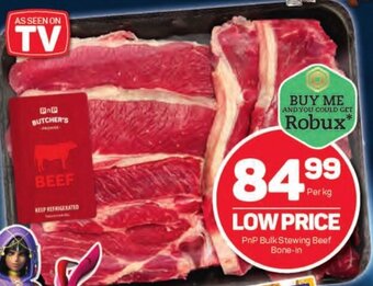 Pick n Pay PnP Bulk Stewing Beef Bone-in offer