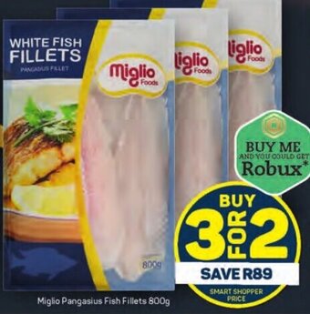 Pick n Pay Miglio Pangasius Fish Fillets 800g offer