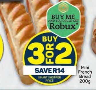 Pick n Pay Mini French Bread 200g offer