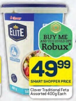 Pick n Pay Clover Traditional Feta Assorted 400g Each offer