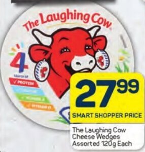 Pick n Pay The Laughing Cow Cheese Wedges Assorted 120g Each offer