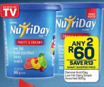 Pick n Pay Danone NutriDay Low Fat Dairy Snack Assorted 900g offer