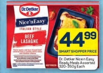 Dr. Oetker Nice n Easy Ready Meals Assorted 320-350g Each