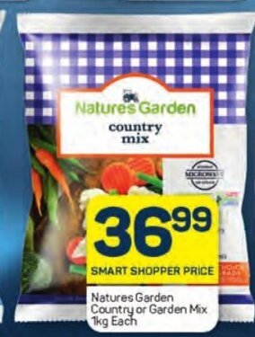 Pick n Pay Natures Garden Country or Garden Mix 1kg Each offer