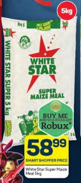 Pick n Pay White Star Super Maize Meal 5kg offer