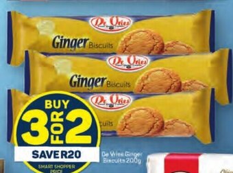 De Vries Ginger Biscuits 200g
