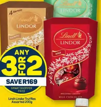 Pick n Pay Lindt Lindor Truffles Assorted 200g offer