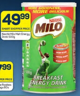 Pick n Pay Nestlé Milo Malt Energy Drink 500g offer