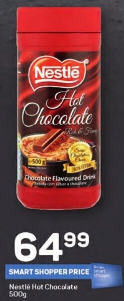 Pick n Pay Nestlé Hot Chocolate 500g offer