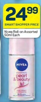 Pick n Pay Nivea Roll-on Assorted 50ml Each offer