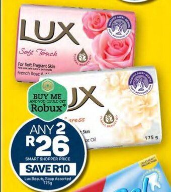 Pick n Pay Lux Beauty Soap Assorted 175g offer