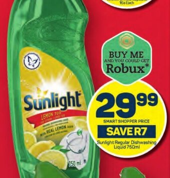 Pick n Pay Sunlight Regular Dishwashing Liquid 750ml offer
