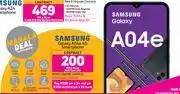 Game Samsung galaxy a04e 4g smartphone-on red flexi 200 offer