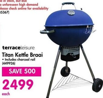Makro terraceleisure Titan Kettle Braai offer