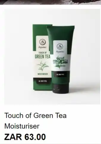 Signature Cosmetics Touch of green tea offer