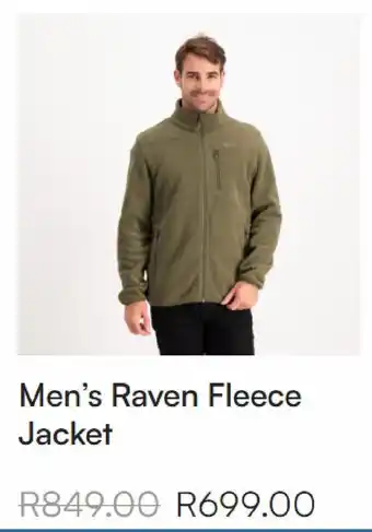 Hi-Tec Men's raven fleece jacket offer