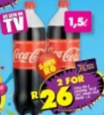 Shoprite Coca-Cola 2x1,5L offer