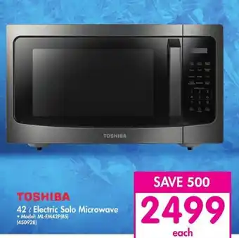 Makro TOSHIBA 42L Electric Solo Microwave offer