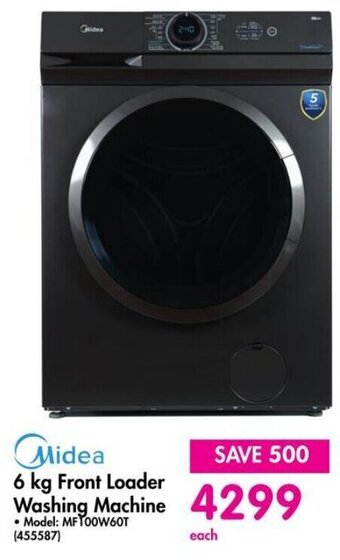 Makro Midea 6 kg Front Loader Washing Machine offer