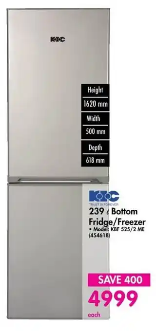 Makro 239L Bottom Fridge/Freezer offer