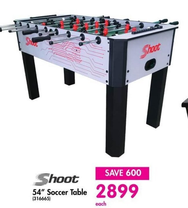 Shoot 54" Soccer Table offer at Makro