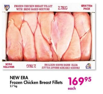 Makro NEW ERA Frozen Chicken Breast Fillets 2.7kg offer