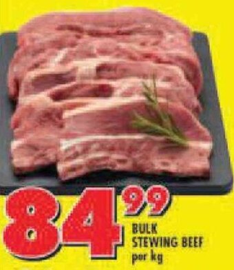 Shoprite BULK STEWING BEEF per kg offer