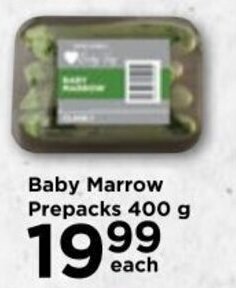 Food Lover's Market Baby Marrow Prepacks 400 g offer