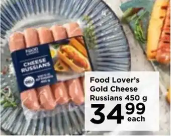 Food Lover's Market Food Lover's Gold Cheese Russians 450 g offer