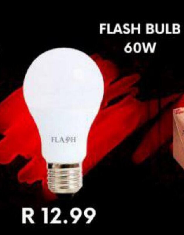 FLASH BULB 60W offer at Saverite