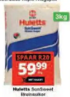 Checkers Huletts SonSweet Bruinsuiker 3kg offer