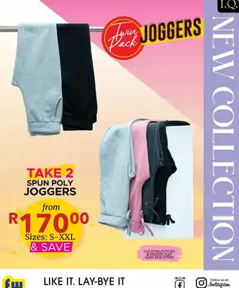 Take 2 spun poly joggers