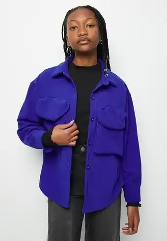 Superbalist Girls shacket - blue offer