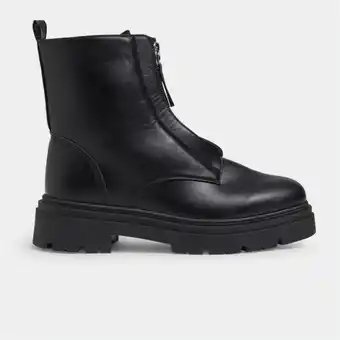 The FIX Women's black front zip boot offer