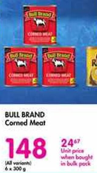 Makro BULL BRAND Corned Meat offer