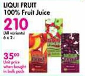 Makro LIQUI FRUIT 100% Fruit Juice offer