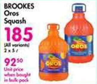 Makro BROOKES Oros Squash offer