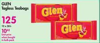 Makro GLEN Tagless Teabags offer