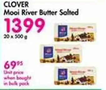 Makro CLOVER Mooi River Butter Salted 20x500g offer