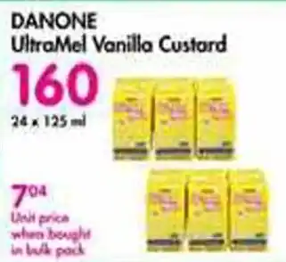 Makro DANONE UltraMel Vanilla Custard 24x125ml offer