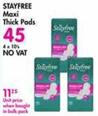 STAYFREE Maxi Thick Pads