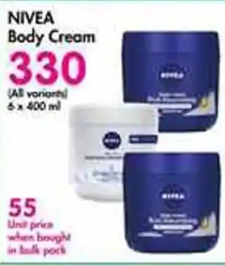Makro NIVEA Body Cream offer
